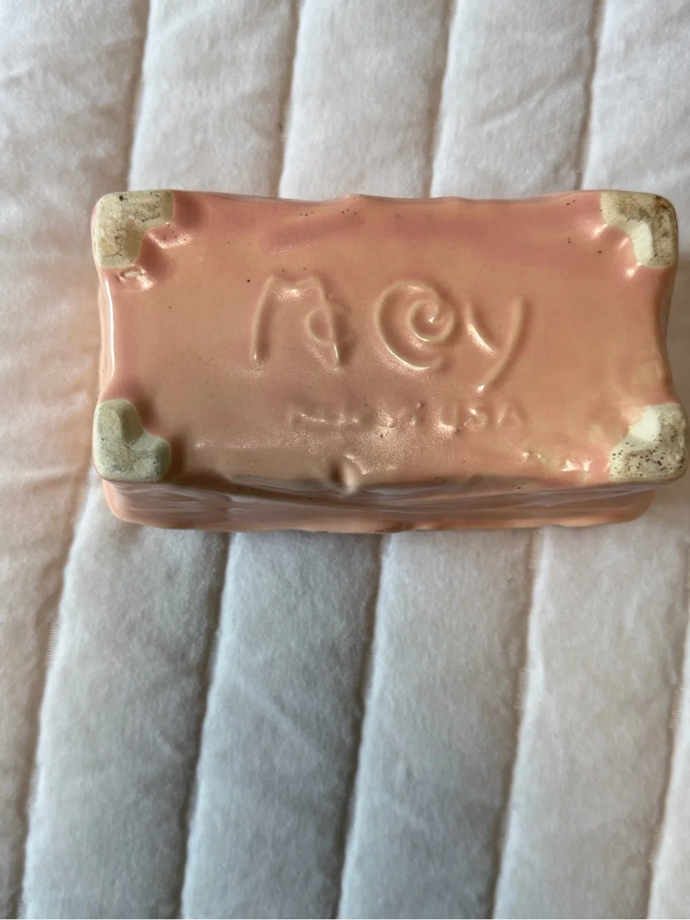 MCCOY PinkCeramic Soap Dish